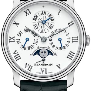 Blancpain Herrklocka 6659-3431-55B Villeret Vit/Läder Ø42 mm