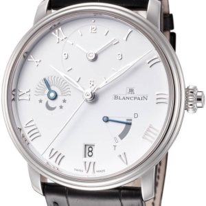 Blancpain Herrklocka 6660-1127-55B Villeret Grå/Läder Ø40 mm