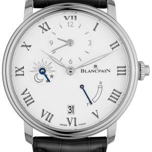 Blancpain Herrklocka 6661-1531-55B Villeret Vit/Läder Ø42 mm