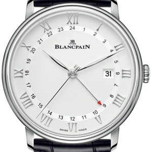 Blancpain Herrklocka 6662-1127-55 Villeret Vit/Läder Ø40 mm