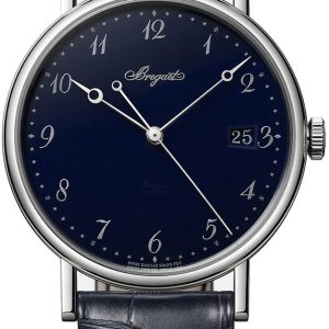 Breguet 5177BB-2Y-9V6 Classique Blå/Läder Ø38 mm