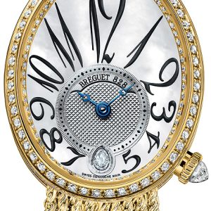 Breguet Damklocka 8918BA-58-J39-D00D Reine De Naples Vit/18 karat