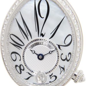 Breguet Damklocka 8918BB-58-864 D00D Reine De Naples Vit/Satin