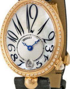 Breguet Damklocka 8918BR-58-864 D00D Reine De Naples Vit/Satin