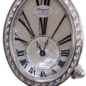 Breguet Damklocka 8928BB-51-844 DD0D Reine De Naples Vit/Satin