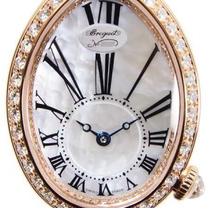 Breguet Damklocka 8928BR-51-844 DD0D Reine De Naples Vit/Satin