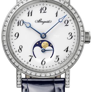 Breguet Damklocka 9088BB-29-964-DD0D Classique Vit/Läder Ø30 mm