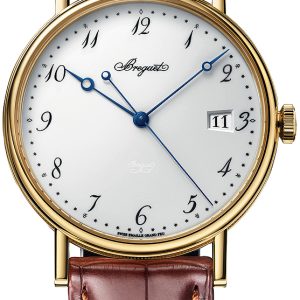 Breguet Herrklocka 5177BA-29-9V6 Classique Vit/Läder Ø38 mm