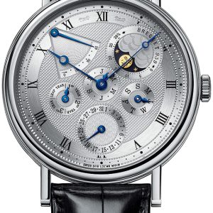 Breguet Herrklocka 5327BB-1E-9V6 Classique Silverfärgad/Läder Ø39