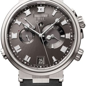 Breguet Herrklocka 5547TI-G2-5ZU Marine Grå/Gummi Ø40 mm