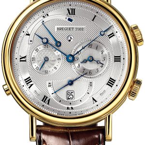 Breguet Herrklocka 5707BA-12-9V6 Classique Silverfärgad/Läder Ø39