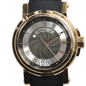 Breguet Herrklocka 5817BR-Z2-5V8 Marine Svart/Gummi Ø39 mm