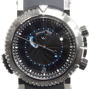 Breguet Herrklocka 5847BB-92-5ZV Marine Svart/Gummi Ø45 mm