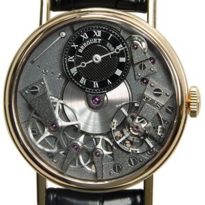 Breguet Herrklocka 7027BR-G9-9V6 Tradition Skelettskuren/Läder Ø37