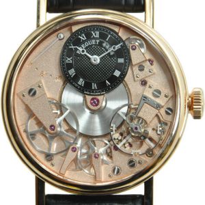 Breguet Herrklocka 7027BR-R9-9V6 Tradition Skelettskuren/Läder Ø37