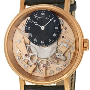 Breguet Herrklocka 7057BR-R9-9W6 Tradition Skelettskuren/Läder Ø40