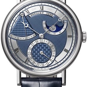 Breguet Herrklocka 7137BB-Y5-9VU Classique Blå/Läder Ø39 mm