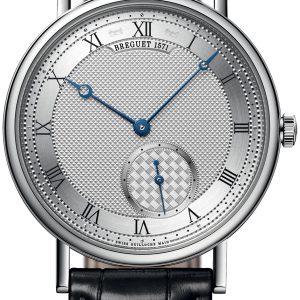 Breguet Herrklocka 7147BB-12-9WU Classique Silverfärgad/Läder Ø40