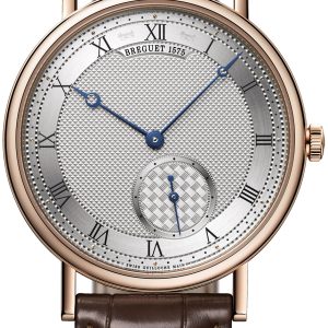 Breguet Herrklocka 7147BR-12-9WU Classique Silverfärgad/Läder Ø40