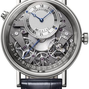 Breguet Herrklocka 7597BB-G1-9WU Tradition Silverfärgad/Läder Ø40