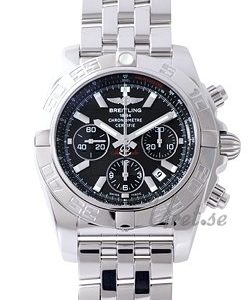 Breitling Chronomat B01 Herrklocka AB0110 Black Svart/Stål Ø43 mm