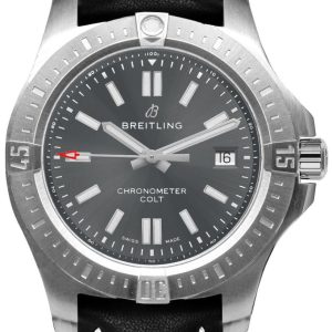 Breitling Colt Automatic Herrklocka A17313101F1X1 Grå/Läder Ø41 mm