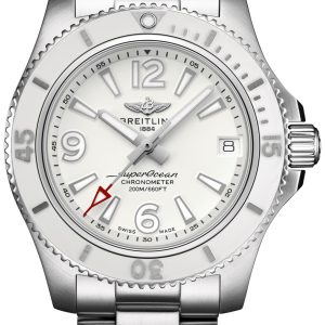 Breitling Damklocka A17316D21A1A1 Superocean Ii 36 Vit/Stål Ø36 mm