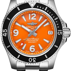 Breitling Damklocka A17316D71O1A1 Superocean II 36 Orange/Stål Ø36