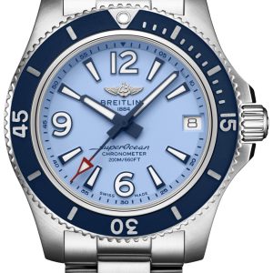 Breitling Damklocka A17316D81C1A1 Superocean Ii 36 Blå/Stål Ø36 mm