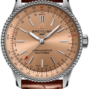 Breitling Damklocka A17395201K1P1 Navitimer Automatic 35