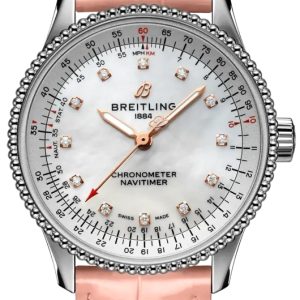 Breitling Damklocka A17395211A1P4 Navitimer Automatic 35