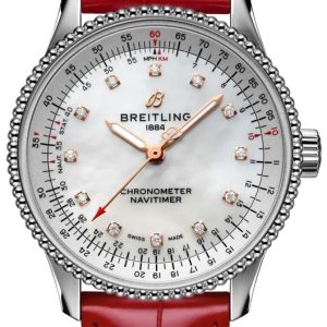 Breitling Damklocka A17395211A1P5 Navitimer Automatic 35