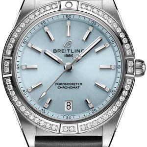 Breitling Damklocka G10380591C1S1 Chronomat Automatic 36 Blå/Gummi