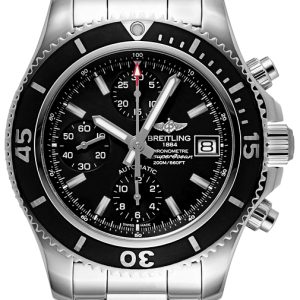 Breitling Herrklocka A13311C91B1A1 Superocean Chronograph Svart/Stål