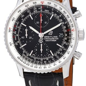 Breitling Herrklocka A13324121B1P1 Navitimer 01 Svart/Läder Ø41 mm