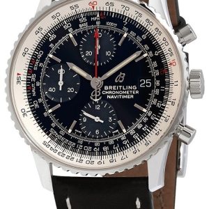 Breitling Herrklocka A13324121B1X1 Navitimer 01 Svart/Läder Ø41 mm