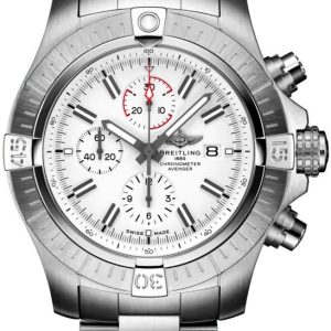 Breitling Herrklocka A133751A1A1A1 Avenger Chronograph 48 Vit/Stål