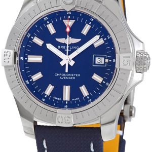 Breitling Herrklocka A17318101C1X2 Avenger Automatic 43 Blå/Läder