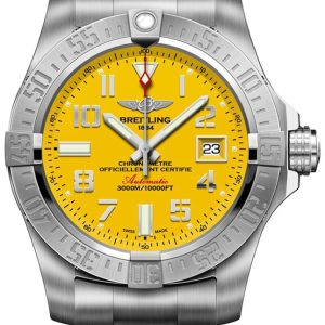 Breitling Herrklocka A17331101I1A1 Avenger Ii Seawolf Gul/Stål Ø45