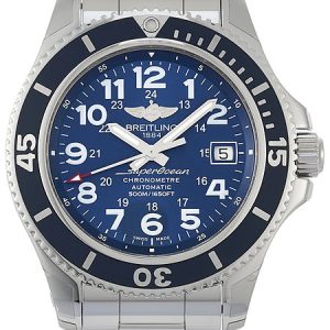 Breitling Herrklocka A17365D11C1A1 Superocean Ii 42 Blå/Stål Ø42 mm