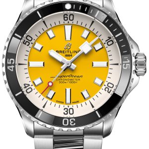 Breitling Herrklocka A17375211I1A1 Superocean Automatic 42 Gul/Stål