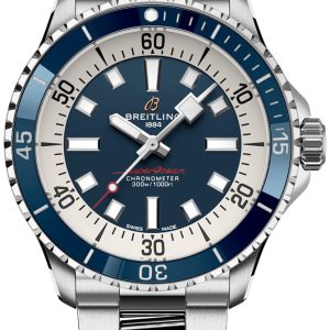 Breitling Herrklocka A17375E71C1A1 Superocean Automatic 42 Blå/Stål