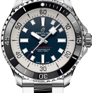 Breitling Herrklocka A17376211C1A1 Superocean Automatic 44 Blå/Stål