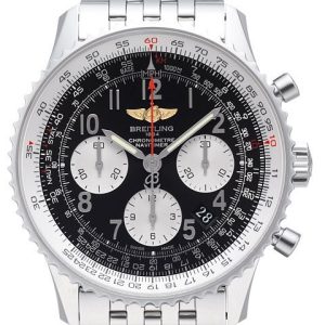 Breitling Herrklocka AB012012-BB02-447A Navitimer 01 Svart/Stål Ø43