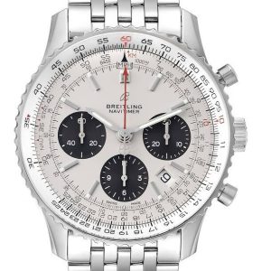 Breitling Herrklocka AB0121211G1A1 Navitimer 01 Silverfärgad/Stål