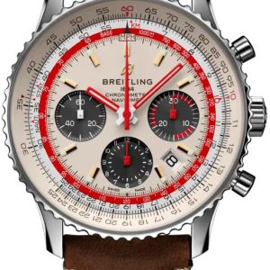 Breitling Herrklocka AB01219A1G1X1 Navitimer 1 B01 Chronograph 43