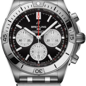 Breitling Herrklocka AB0134101B1A1 Chronomat B01 42 Svart/Stål Ø42