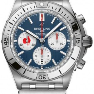 Breitling Herrklocka AB0134A81C1A1 Chronomat B01 42 Six Nation