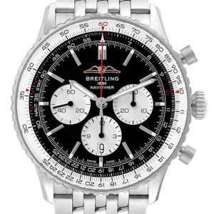 Breitling Herrklocka AB0137211B1A1 Navitimer B01 Chronograph 46