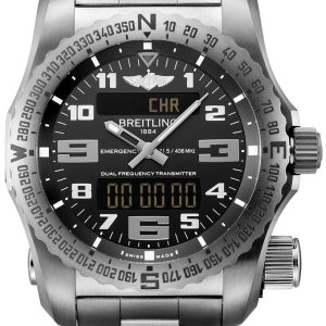 Breitling Herrklocka E76325221B1E1 Emergency Svart/Titan Ø51 mm